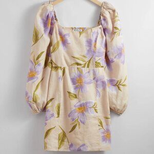 A-Line Linen Mini Dress